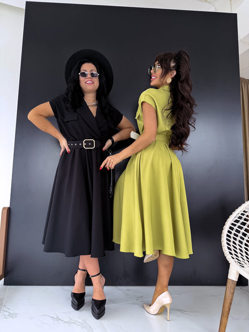 MELNA kleita + josta "FUTURISTIC"